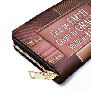 Inspirational "ELIORA" Faux Leather Wallet (PU)